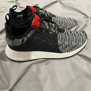 Adidas Women's Black and White Sneakers